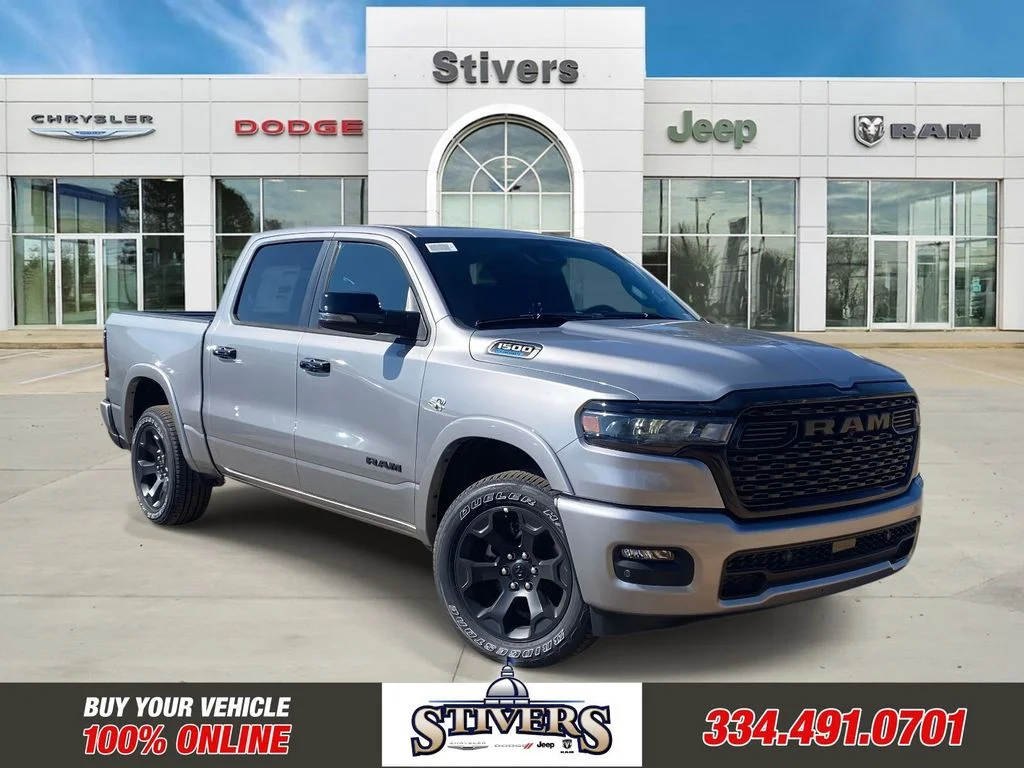 New 2026 Billet Silver Metallic Clear-Coat Exterior Paint RAM Big Horn/Lone Star image 1