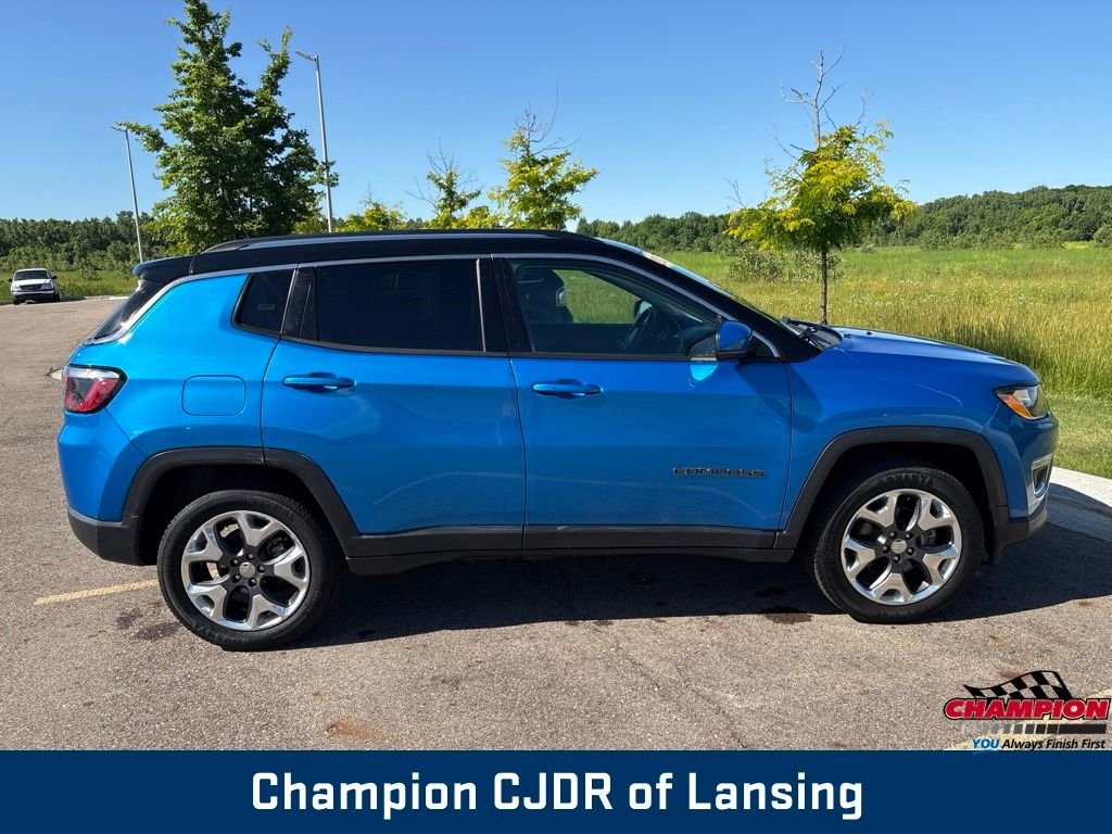 Used 2021 Laser Blue Jeep Limited image 9