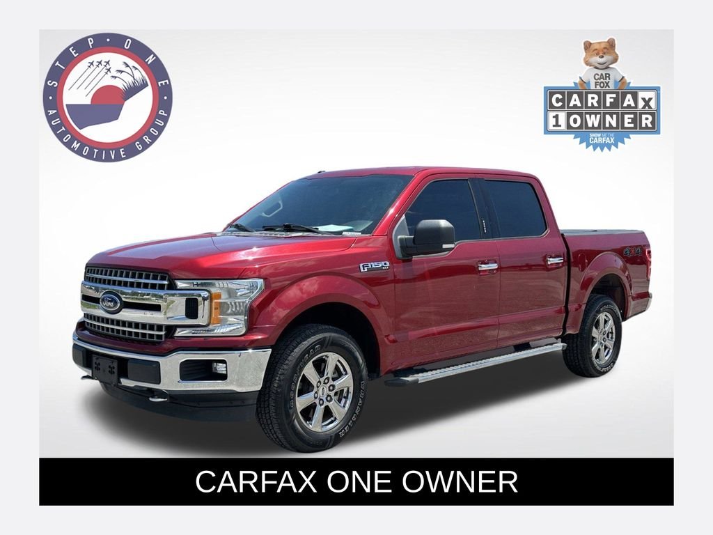 Used 2018 Red Ford XLT image 1