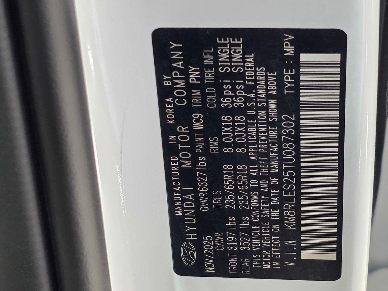 New 2026 Creamy White Pearl Hyundai SEL AWD image 35