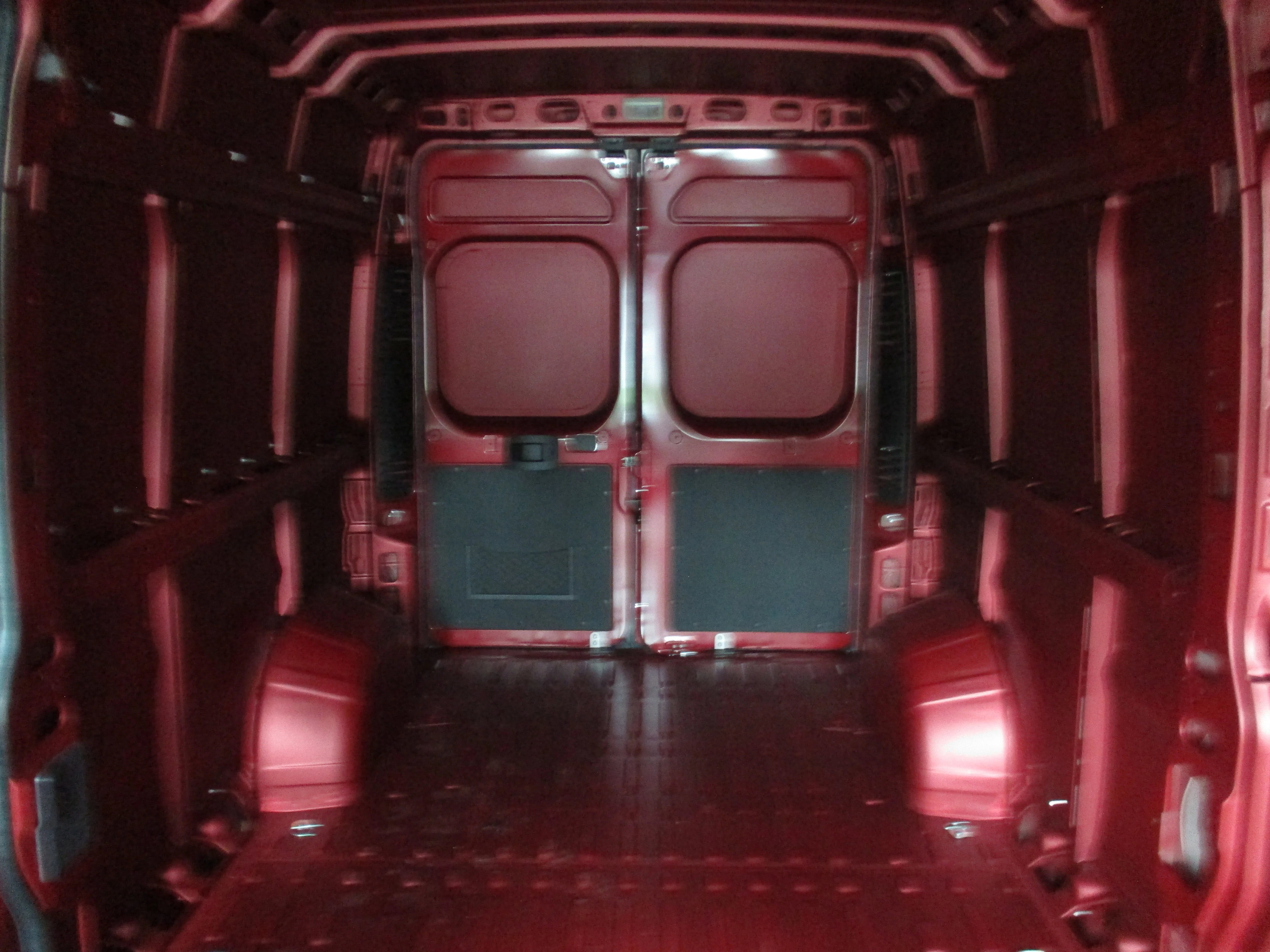 New 2026 Deep Cherry Red Crystal Pearl-Coat Exterior Paint RAM Tradesman 2500 High Roof 159 WB image 42