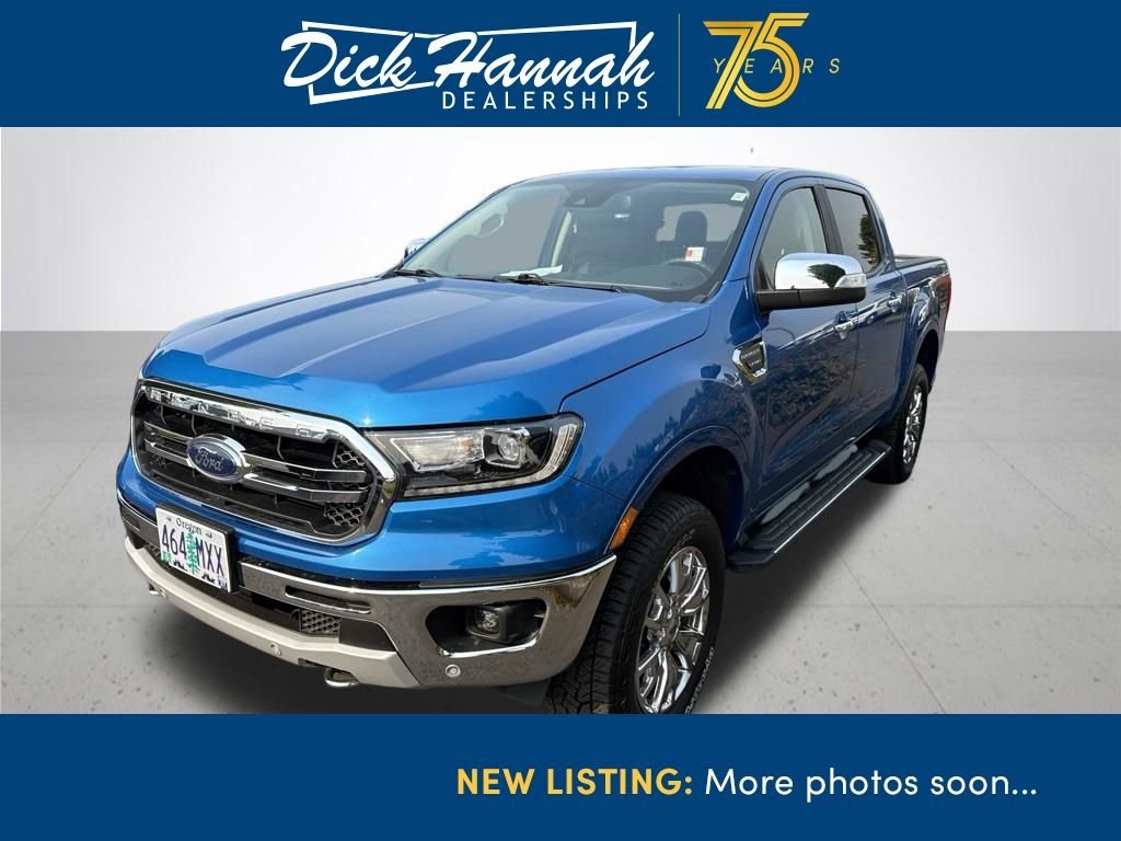 Used 2021 Blue Ford Lariat image 1