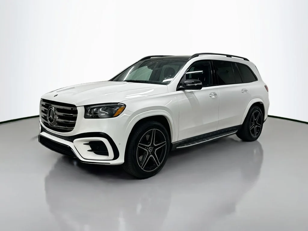 Certified Used 2024 Polar White Mercedes-Benz GLS 450 image 1