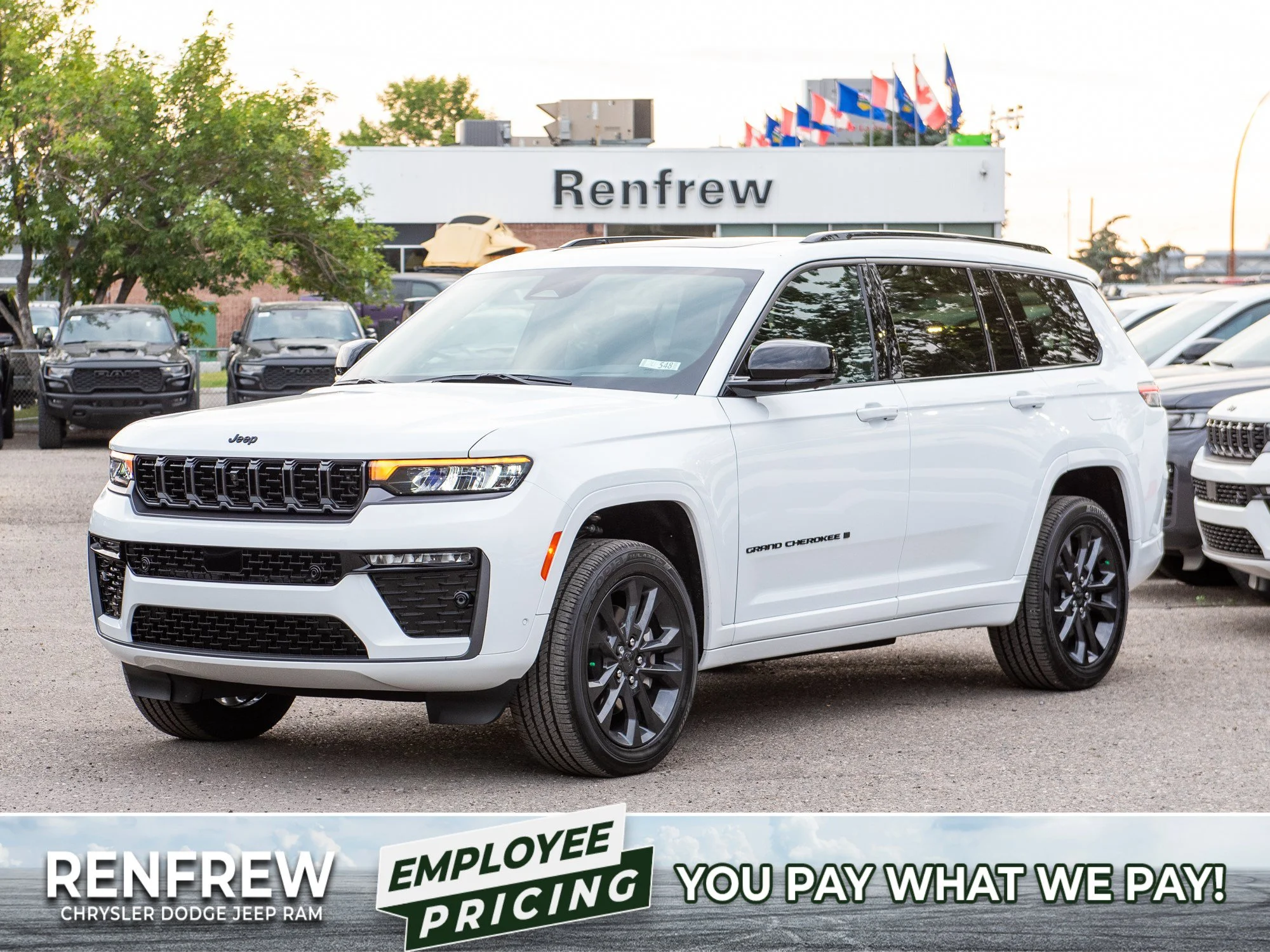 New 2026 White Jeep Limited Reserve* 4x4, Night Vision, Head-Up Display, Trailer Tow Package image 1