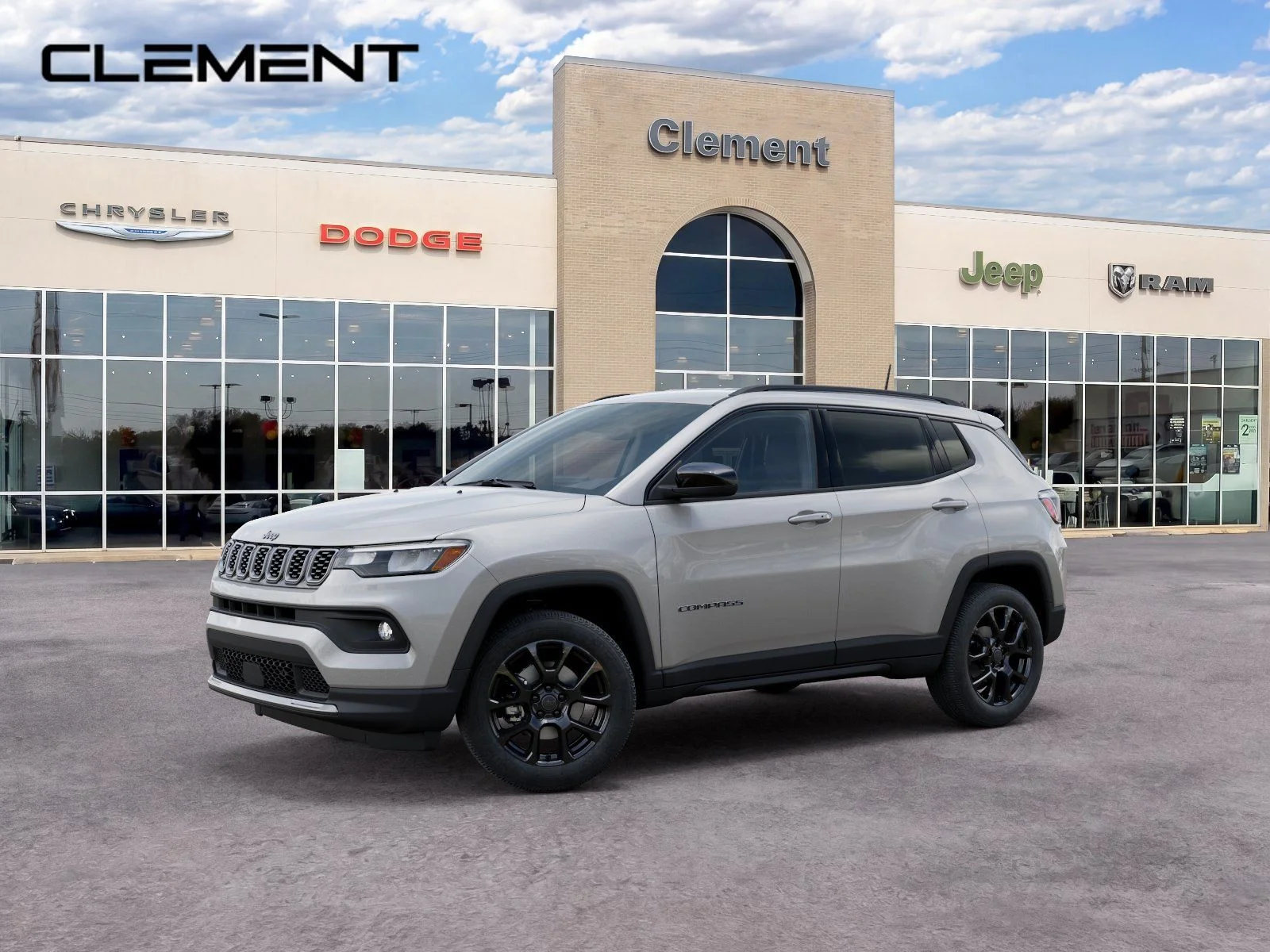 New 2026 Silver Zynith Metallic Clear-Coat Exterior Paint Jeep Latitude image 2