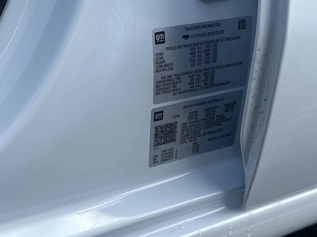 Certified Used 2026 Glacier White Tricoat GMC Denali image 26
