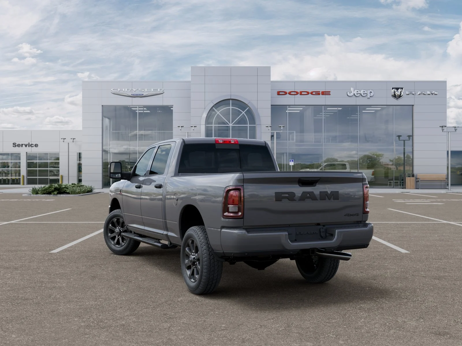 New 2026 Ceramic Gray Clear-Coat Exterior Paint RAM Tradesman image 26