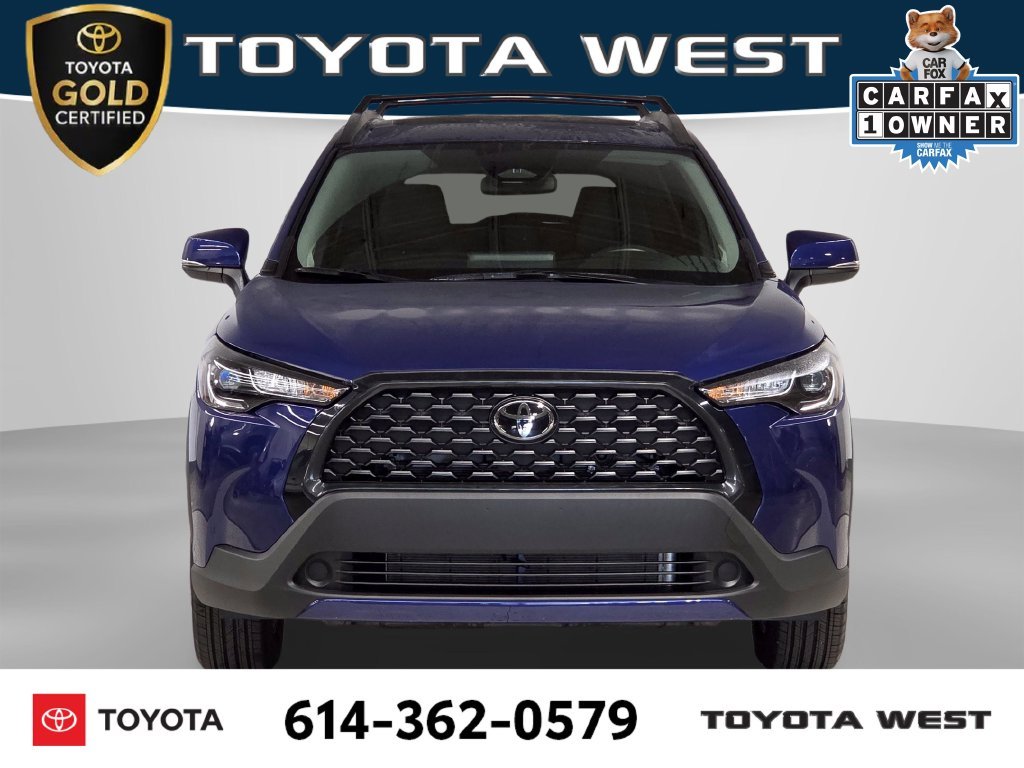 Certified Used 2023 Blue Toyota LE image 2