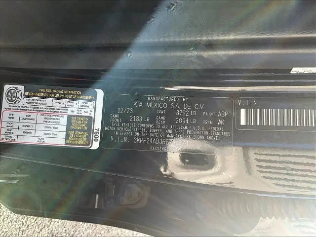 Used 2024 Black Kia LX image 22