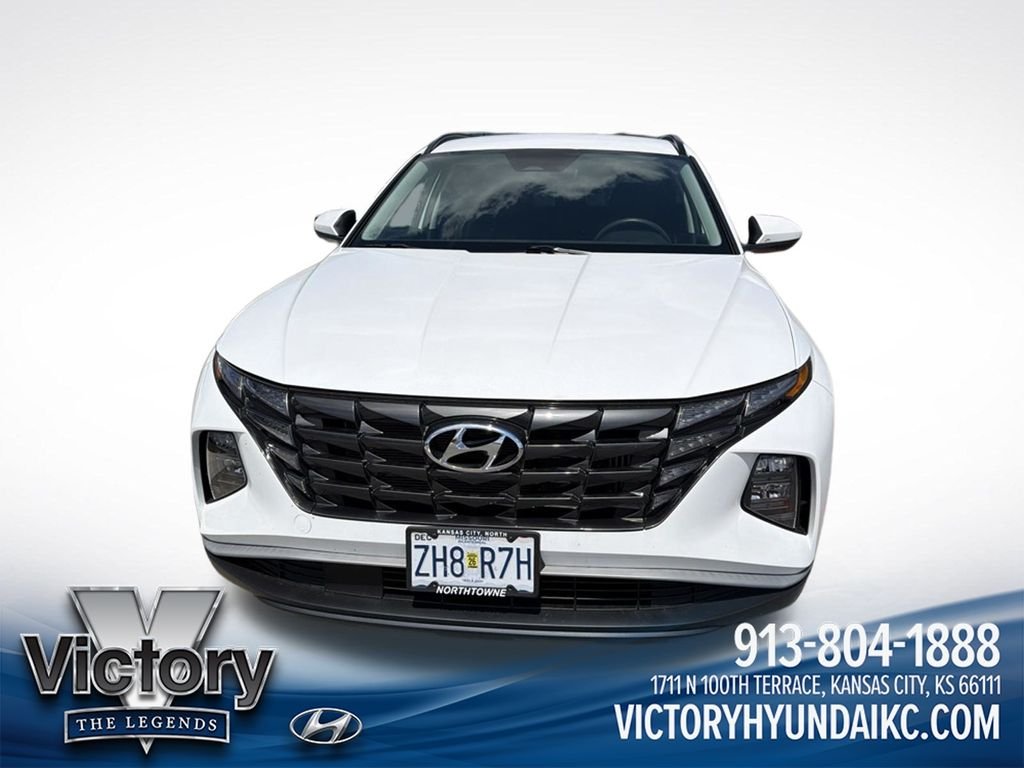 Certified 2024 Hyundai Tucson Blue with VIN KM8JBCD11RU211549 for sale in Kansas City