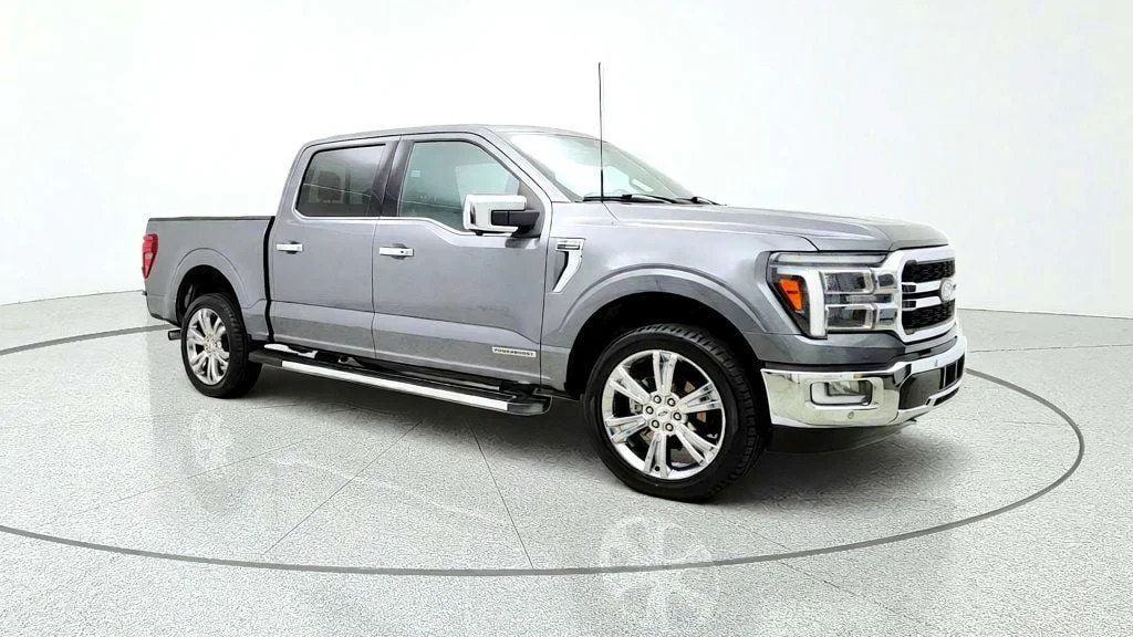 Used 2024 Carbonized Gray Metallic Ford LARIAT 4WD SuperCrew 5.5