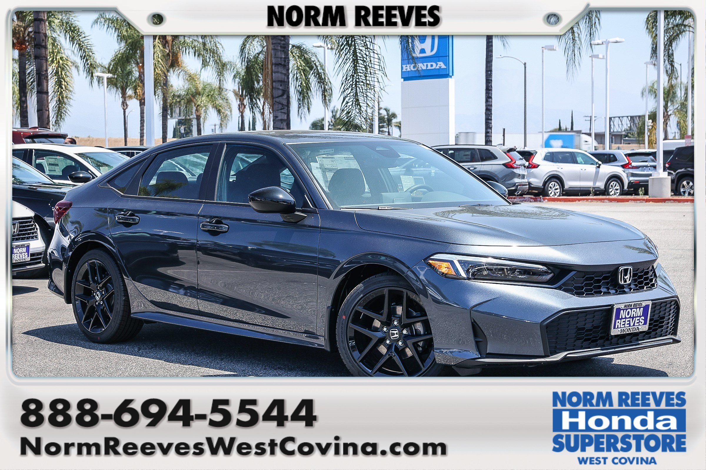 New 2026 Meteorite Gray Metallic Honda Sport CVT image 1