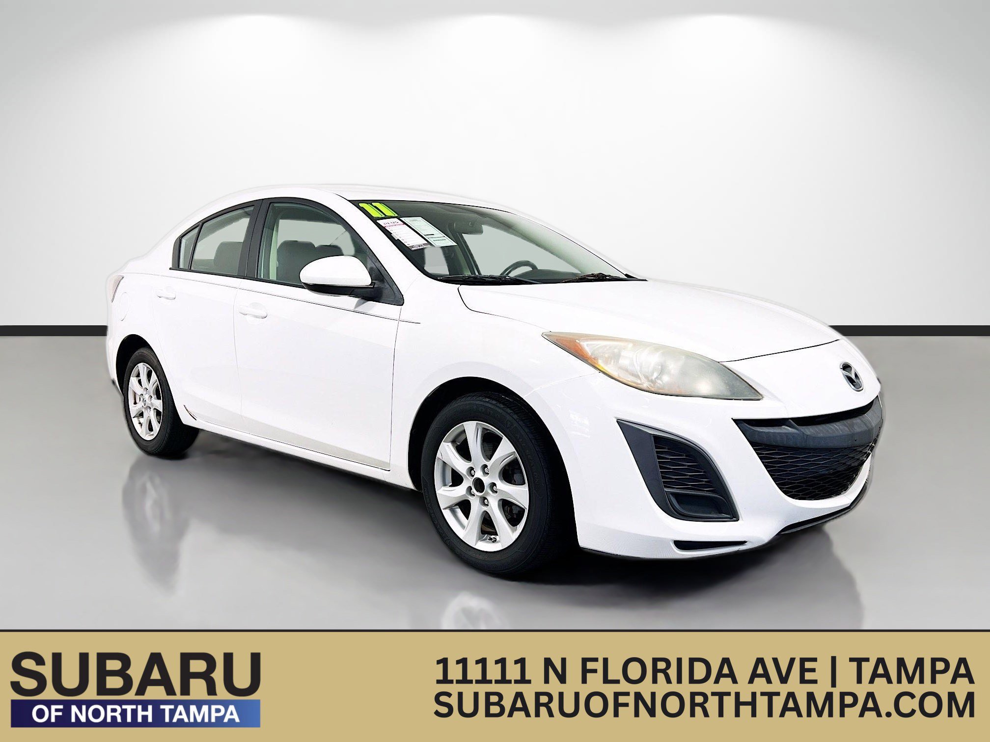 Used 2011 Crystal White Pearl Mica Mazda i Touring image 1
