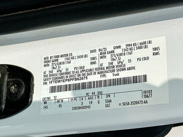 Certified Used 2023 Oxford White Ford Lariat image 33