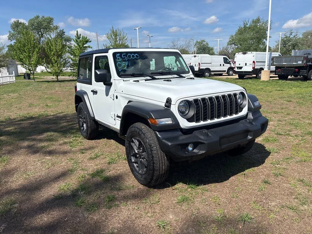 New 2026 Bright White Clearcoat Jeep Sport image 4