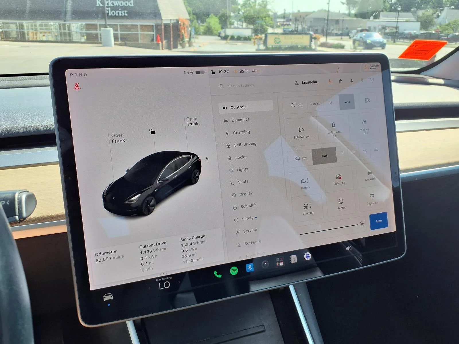 Used 2019 Solid Black Tesla Performance image 7