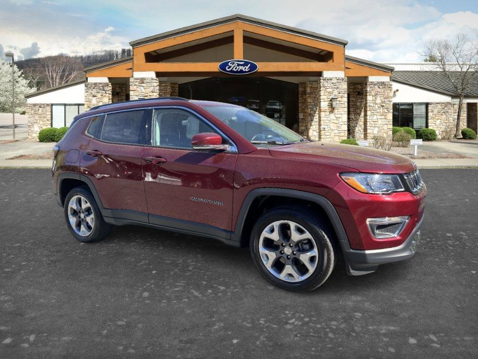 Used 2021 Velvet Red Pearlcoat Jeep Limited image 3