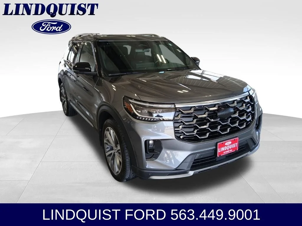 Used 2025 Gray Metallic Ford Platinum image 2