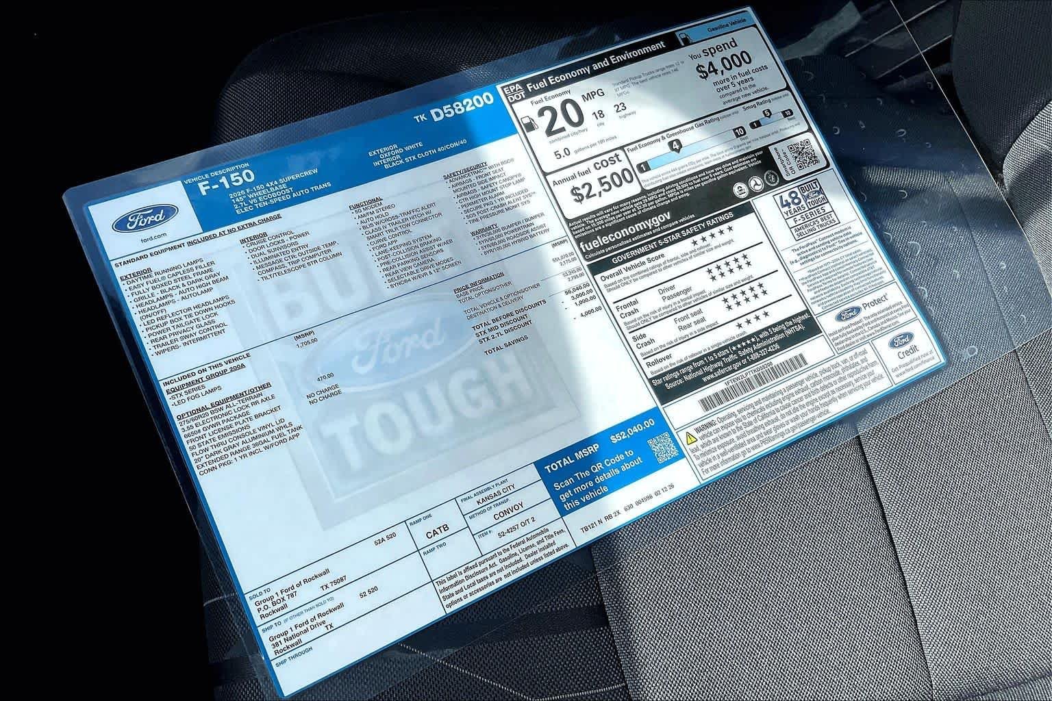 New 2026 Oxford White Ford STX® image 19