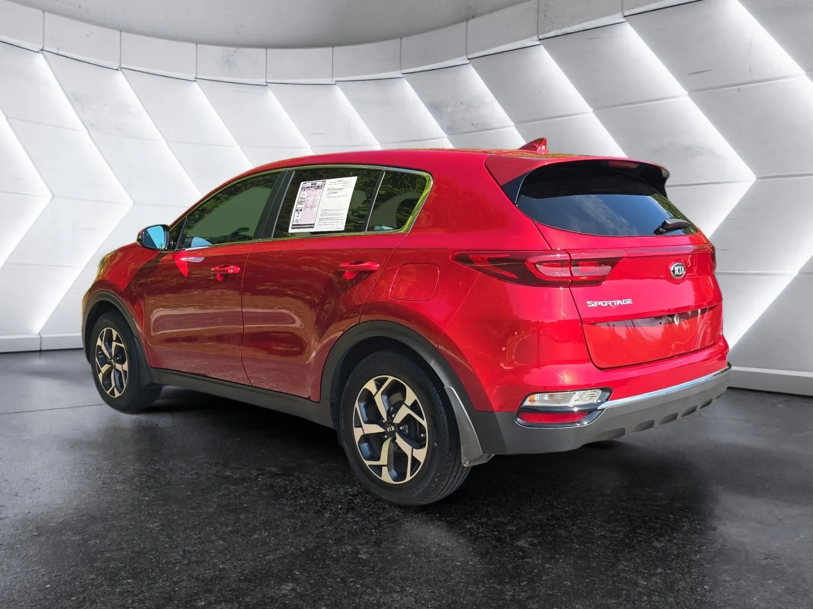 Used 2021 Red Kia LX image 3