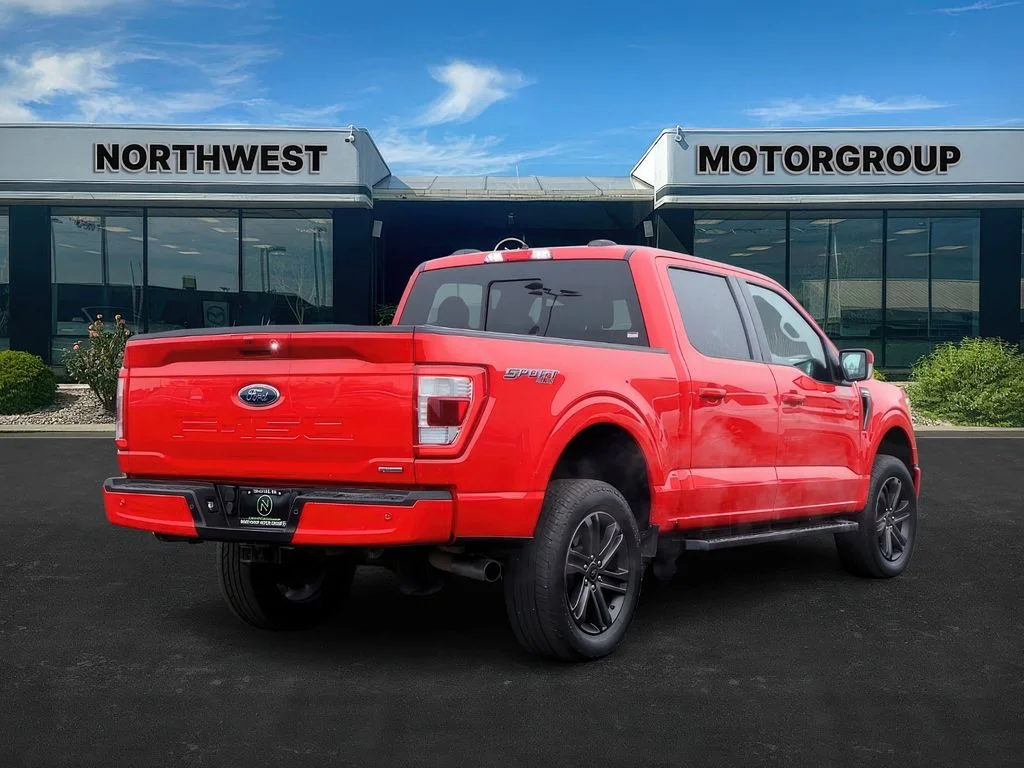 Used 2021 Race Red Ford LARIAT image 7