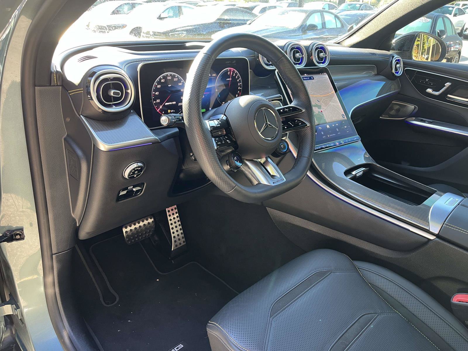 Certified Used 2025 Verde Silver Metallic Mercedes-Benz AMG® GLC 63 S E Performance 4MATIC® Coupe image 41