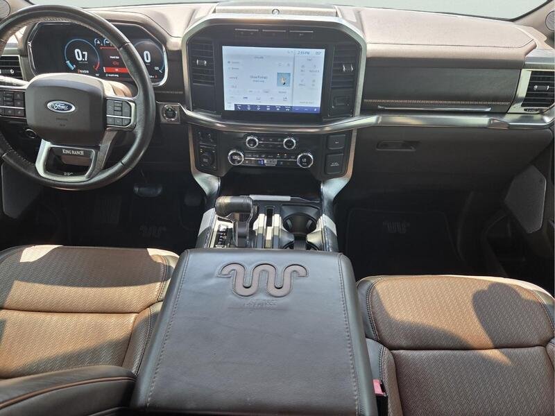 Used 2021 Agate Black Metallic FORD KING RANCH 4WD SUPERCREW 5.5