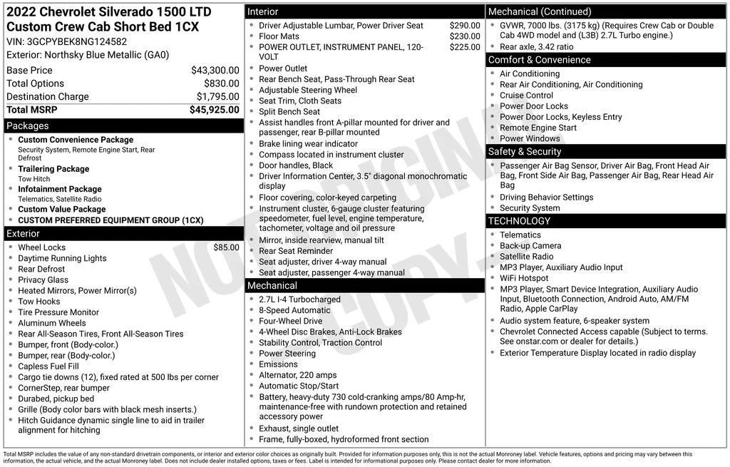 2022 Chevrolet Silverado 1500 Limited Custom - Photo 2