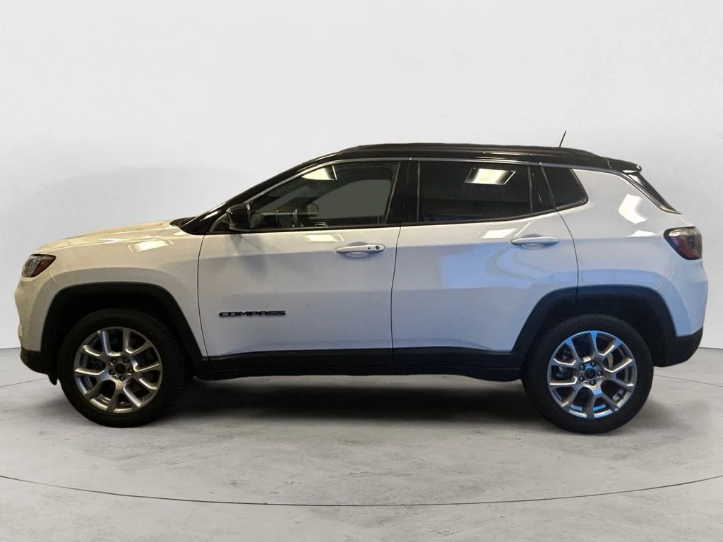 Used 2025 Bright White Jeep Limited image 2