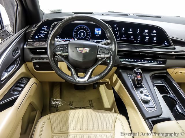 Certified Used 2022 Crystal White Tricoat Cadillac Premium Luxury image 2