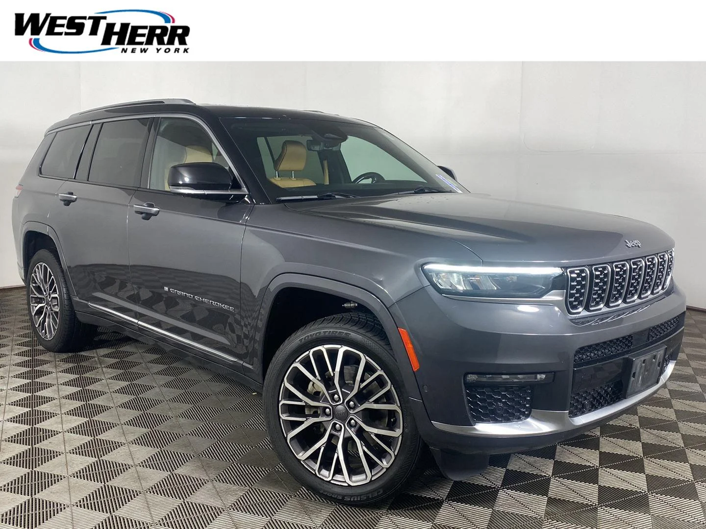 Used 2021 Baltic Gray Metallic Clearcoat Jeep Summit Reserve image 1