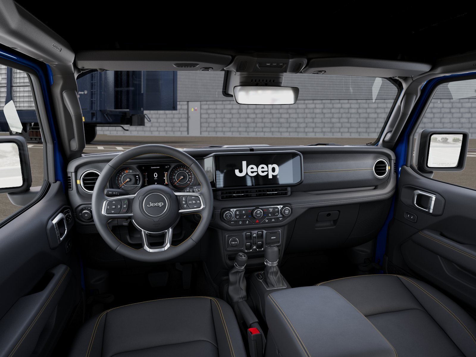 New 2026 Hydro Blue Pearl-Coat Exterior Paint Jeep Sahara image 8