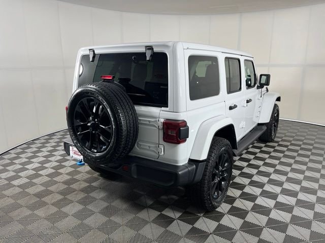 Used 2023 White Jeep Sahara 4xe image 7