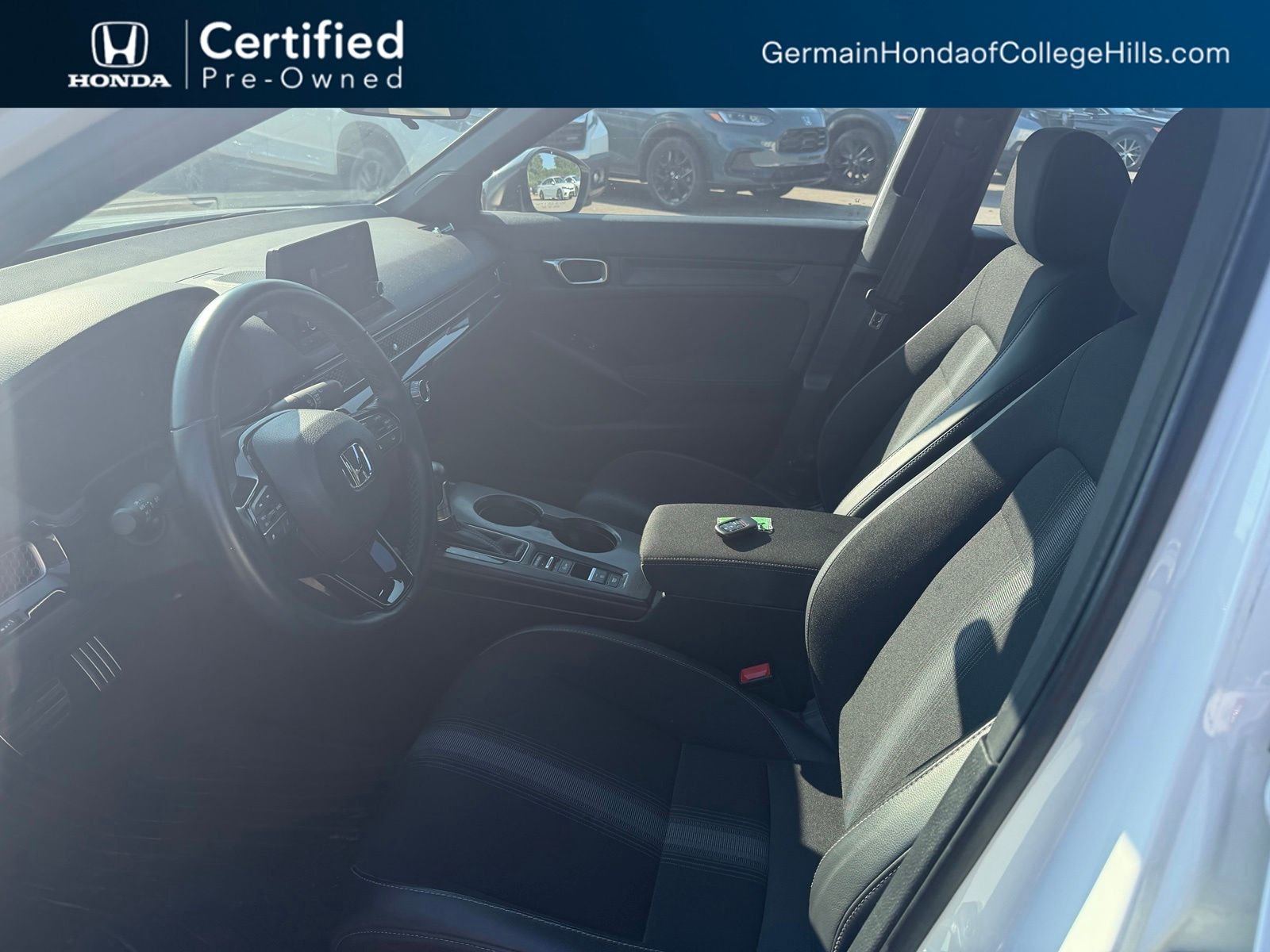 Certified Used 2024 Platinum White Pearl Honda 2.0L 4D SPORT image 16