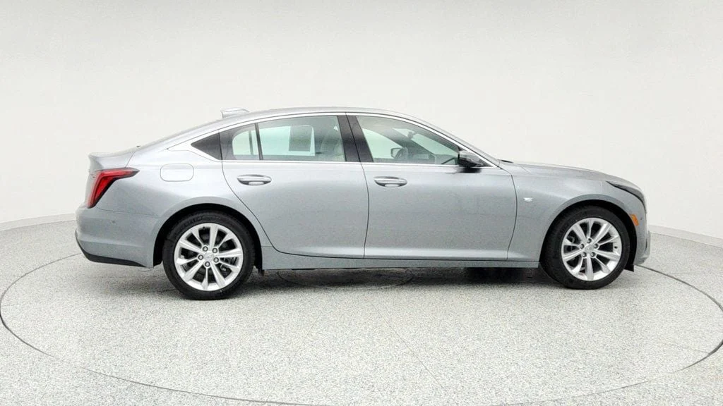 Used 2025 Argent Silver Metallic Cadillac 4dr Sedan Premium Luxury w/ Technology and Sun & Sound Packages image 4