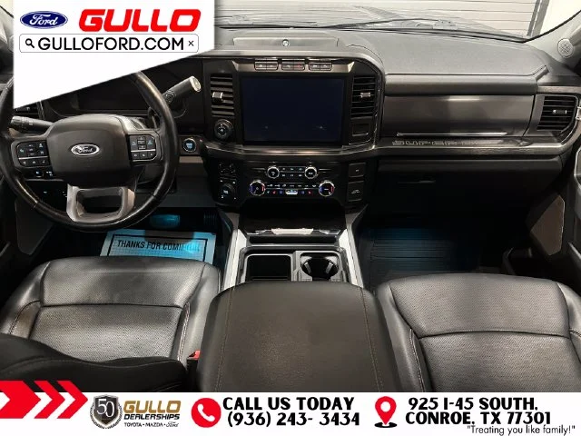 Used 2023 Carbonized Gray Metallic Ford Lariat image 11