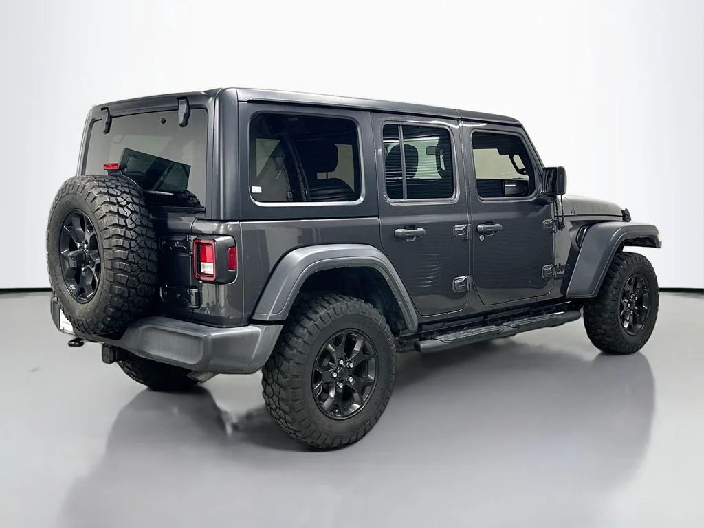 Used 2022 Gray Jeep Unlimited Willys image 9