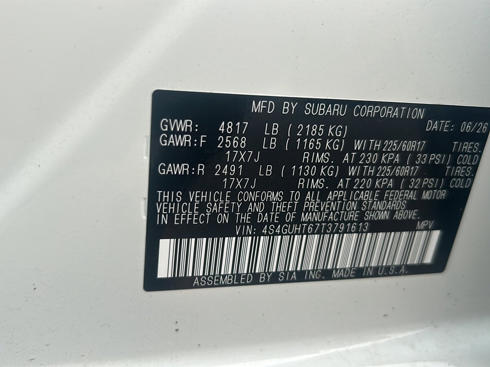 New 2026 CRYSTAL WHITE PEARL Subaru Wilderness image 17