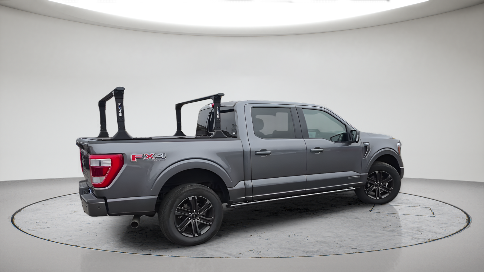 Used 2021 Carbonized Gray Metallic Ford Lariat image 6