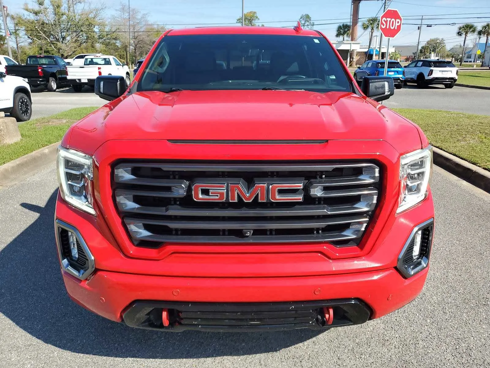 Used 2021 Cardinal Red GMC AT4 image 9