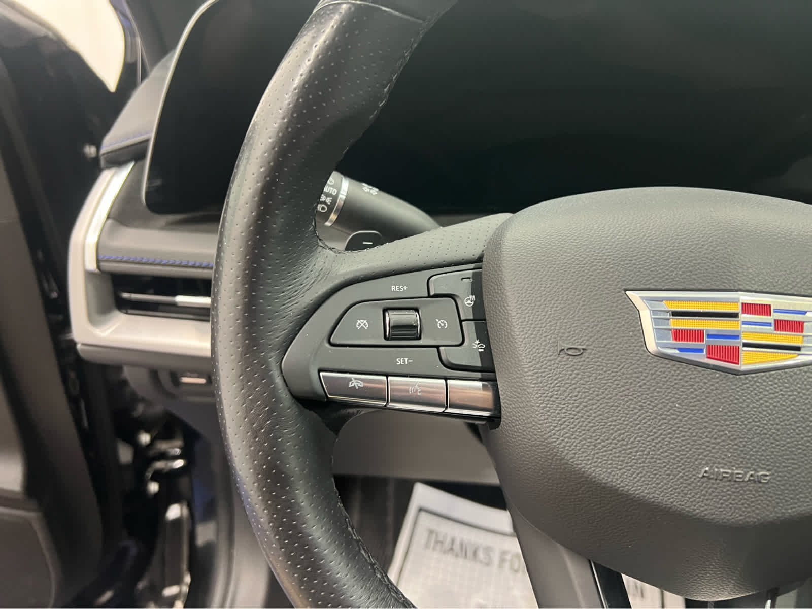 Used 2024 Stellar Black Metallic Cadillac AWD Sport image 22