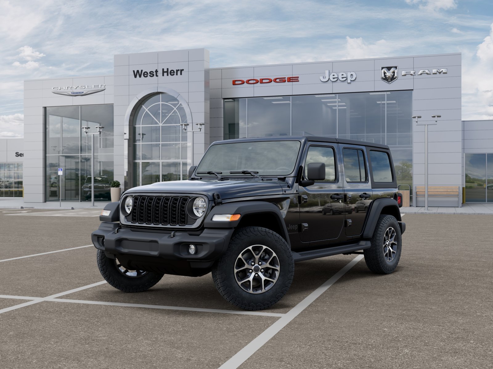 New 2026 Black Clear-Coat Exterior Paint Jeep Sport S image 13