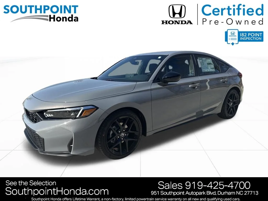 Certified Used 2026 Urban Gray Pearl Honda FWD Sport image 3