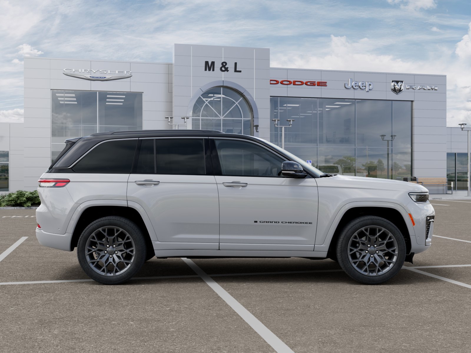 New 2026 Bright White Clear-Coat Exterior Paint Jeep Summit 4x4 image 47