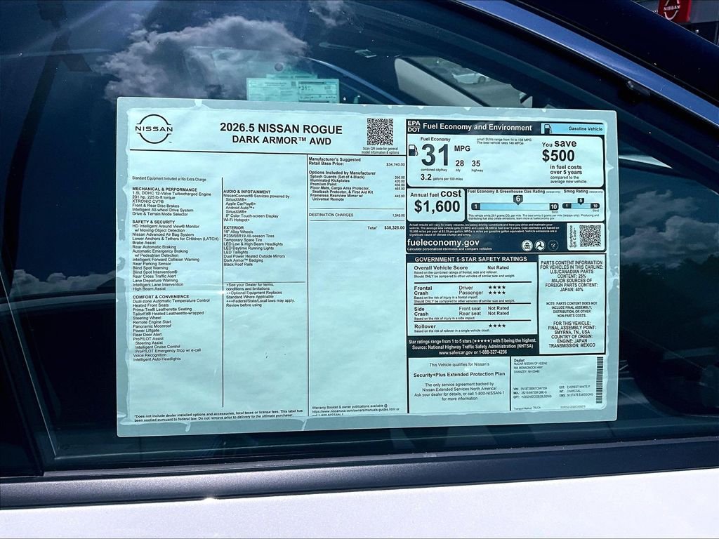 New 2026 White Nissan Dark Armor image 13