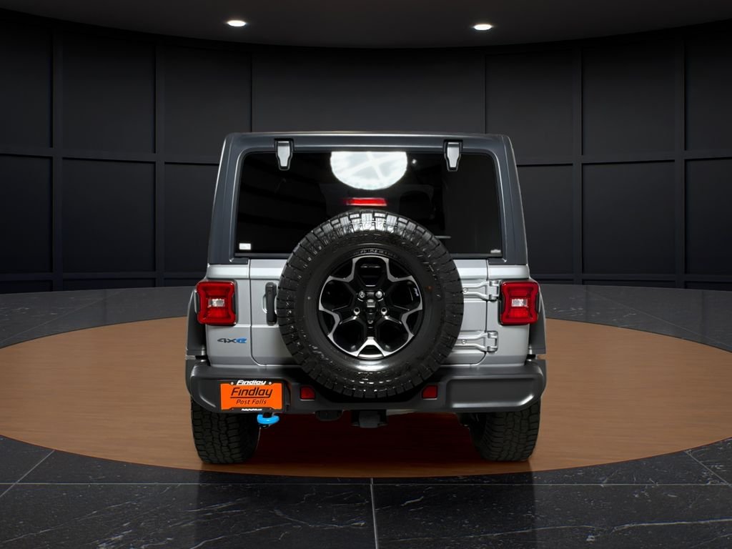 Certified Used 2021 Silver Jeep Unlimited Rubicon 4xe image 4
