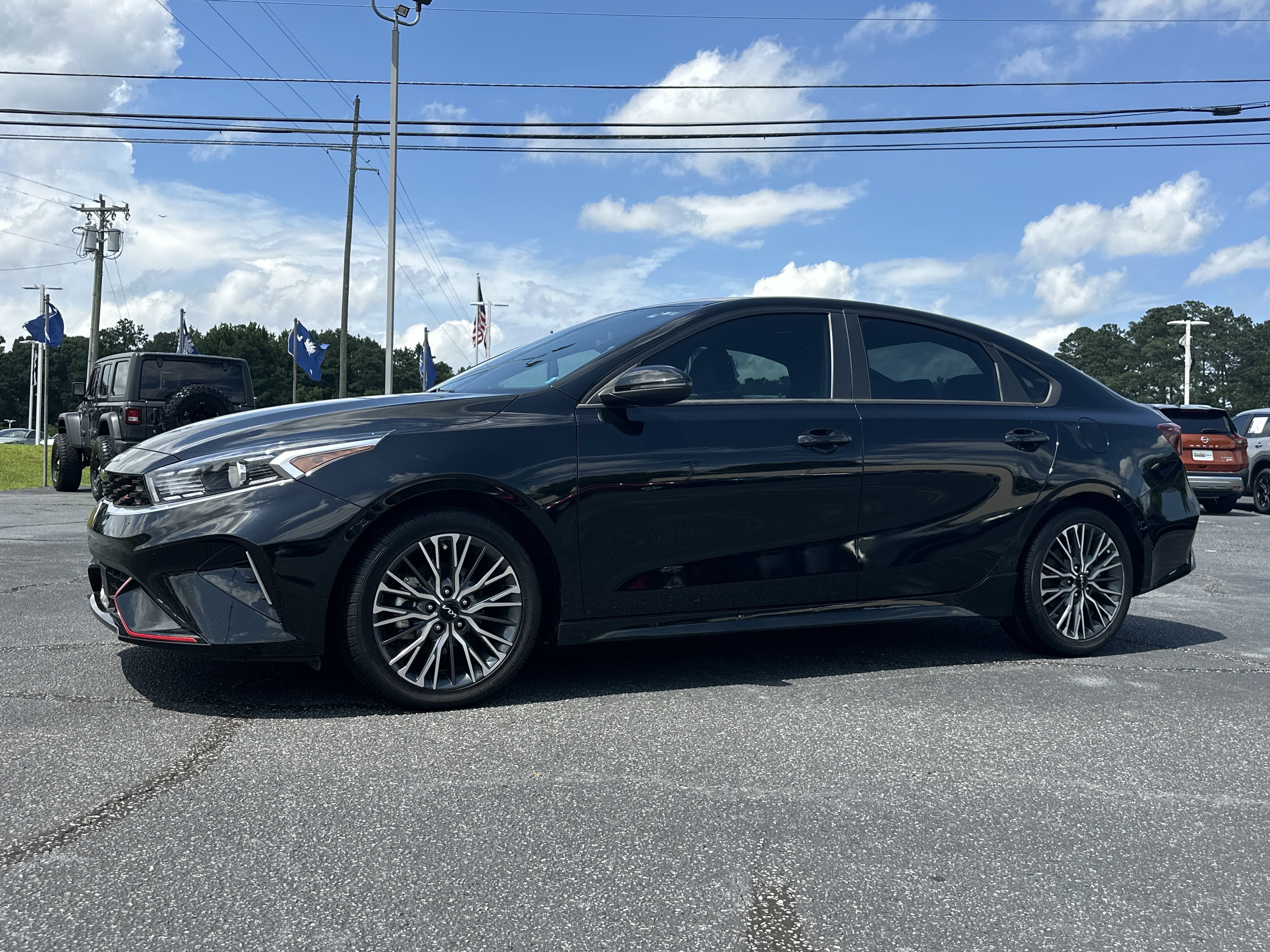 Used 2023 Aurora Black Kia GT-Line image 4