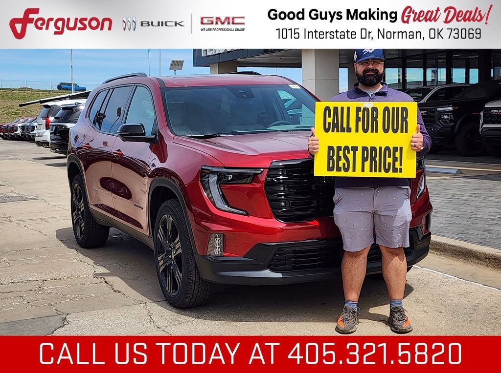 Volcanic Red Tintcoat 2026 GMC Acadia SUV / Crossover Front-Wheel Drive 8-Speed Automatic