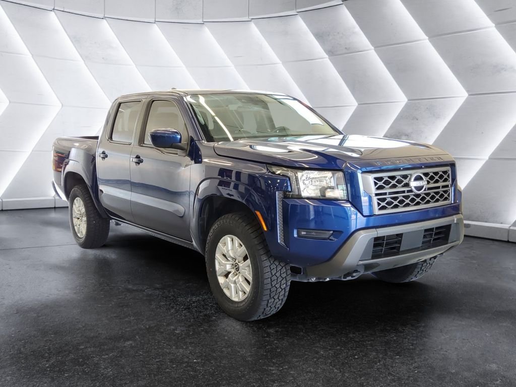 Used 2022 Blue Nissan SV image 1