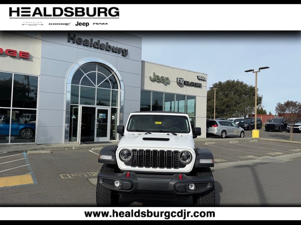New 2026 Bright White Clear-Coat Exterior Paint Jeep Rubicon image 7